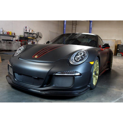 Deflector de aire delantero de fibra de carbono APR (Porsche 991.1 GT3 2013-2015) 