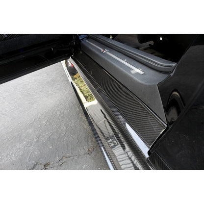 APR Carbon Fiber Side Rocker Extensions/ Side Skirt (2017-2022 Nissan GTR R35)