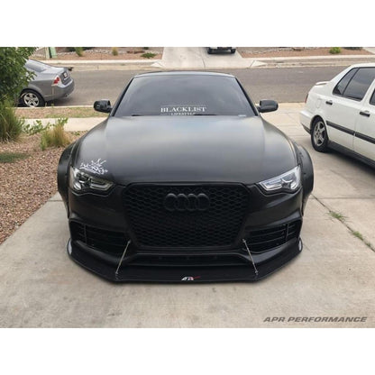 APR Stock Bumper Carbon Fiber Front Wind Splitter (2013-2016 Audi S5 / RS5)