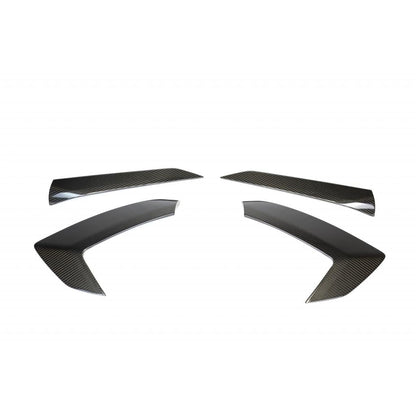 Paquete de manijas de puerta y molduras de cuarto de fibra de carbono APR (Chevrolet Corvette C8 2020+)