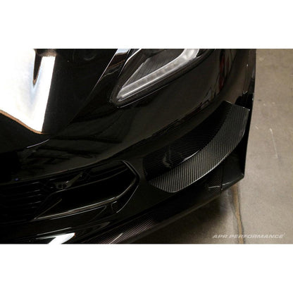 APR Front Bumper Carbon Fiber Race Canards (2014-2019 Chevrolet Corvette C7 / C7 Z06)