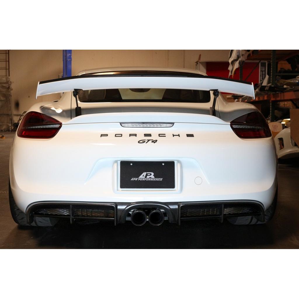 APR Carbon Fiber Rear Diffuser (2015-2016 Porsche 981 Cayman GT4)