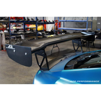 APR GTC-500 Carbon Fiber Adjustable Wing and Trunk Panel Replacement (2016-2022 Audi R8)