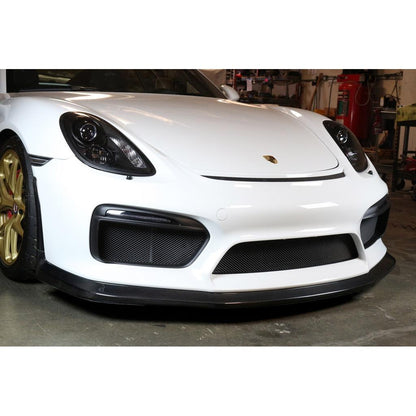 Deflector de aire delantero de fibra de carbono APR (Porsche 981 Cayman GT4 2015-2016)