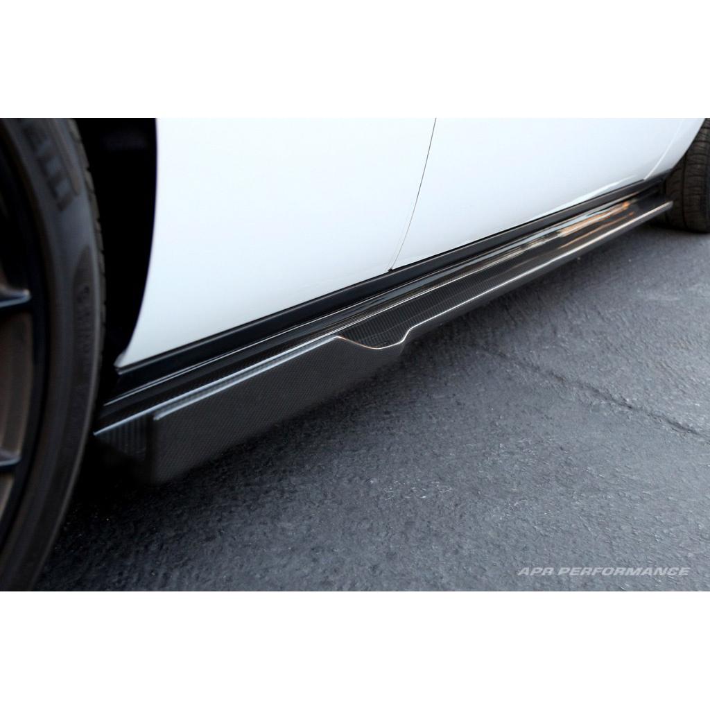 APR Carbon Fiber Side Rocker Extension (2015-2023 Dodge Challenger Hellcat)