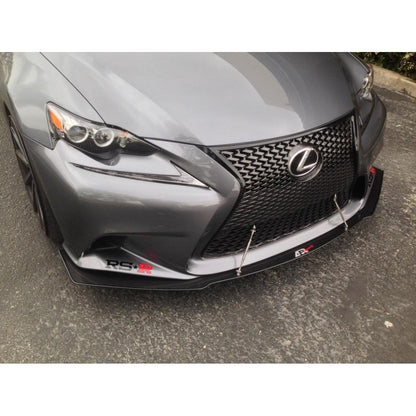 Divisor de viento delantero de fibra de carbono para parachoques APR (Lexus IS-250 / IS-300 F Sport 2014-2015)