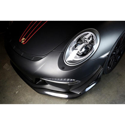 Canards de parachoques delantero de fibra de carbono APR (Porsche 991.1 GT3 2013-2015)