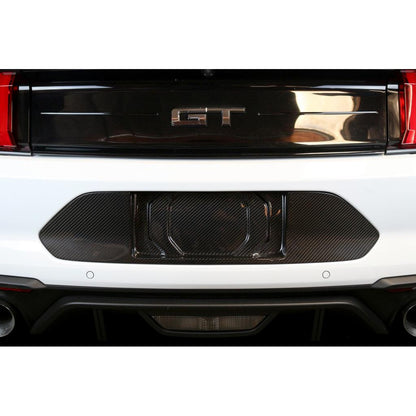 Soporte de placa de matrícula de fibra de carbono APR (Ford Mustang Shelby GT350 2018-2023)