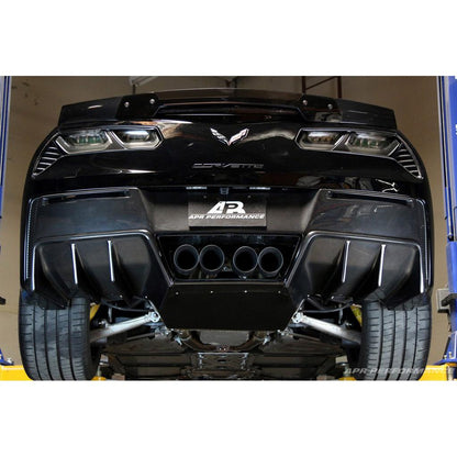 Difusor trasero de fibra de carbono APR versión 2 (Chevrolet Corvette C7 Stingray/Z06 2014-2019)