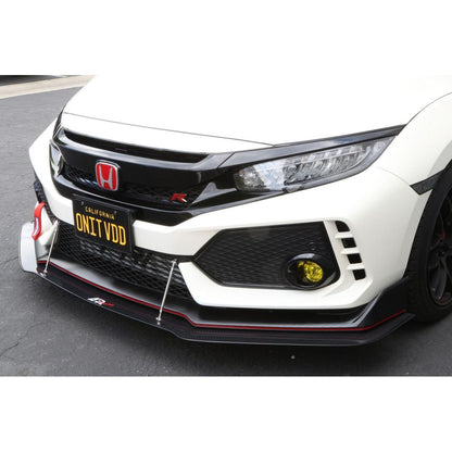APR Carbon Fiber Front Wind Splitter (2017-2021 Honda FK8 Civic Type R with OEM Lip)