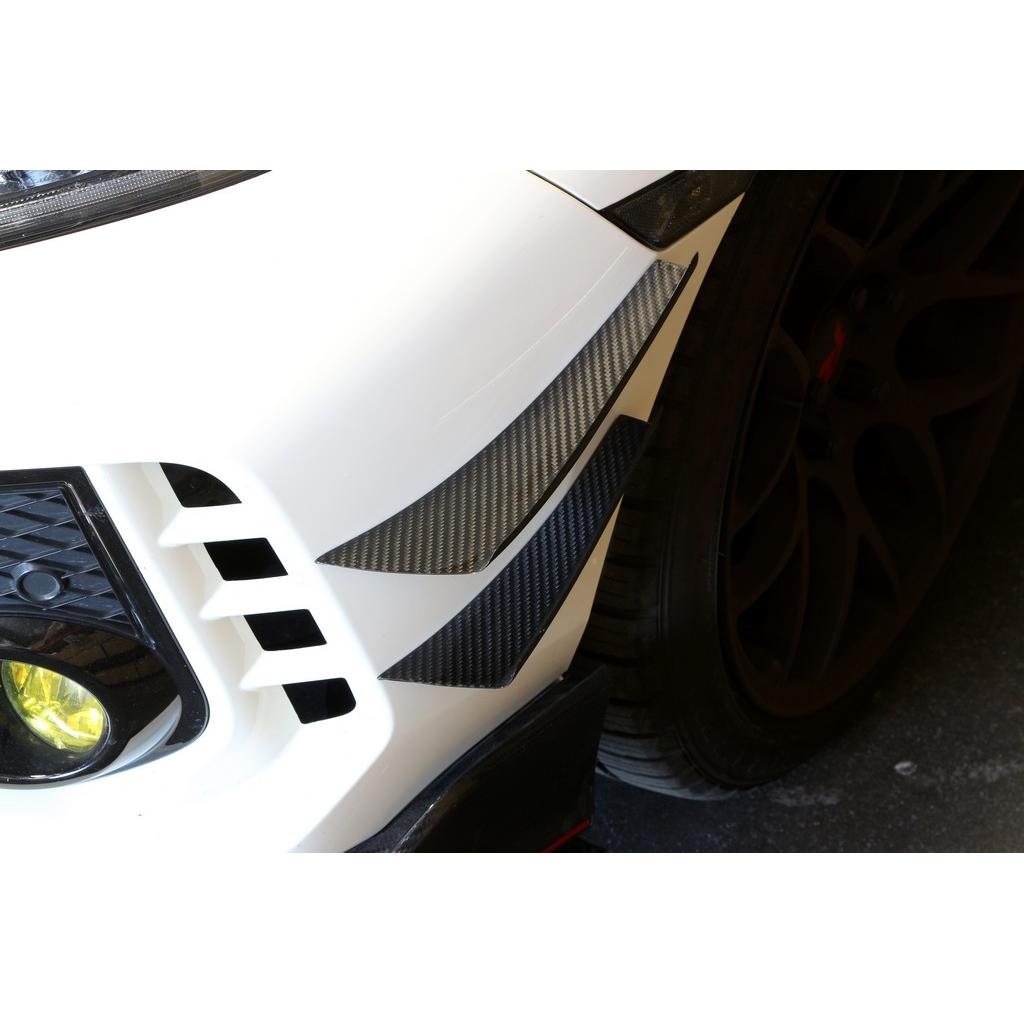 APR Carbon Fiber Front Bumper Canards (2017-2021 Honda FK8 Civic Type R)
