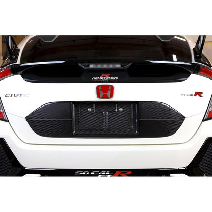 APR Carbon Fiber License Plate Backing (2017-2021 Honda FK8 Civic Type R)
