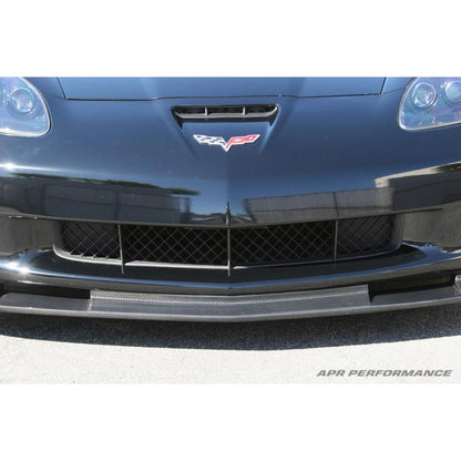 Deflector de aire delantero/divisor/labio de fibra de carbono APR, versión 2 (solo Chevrolet Corvette C6 Z06 / Grand Sport 2006-2013)