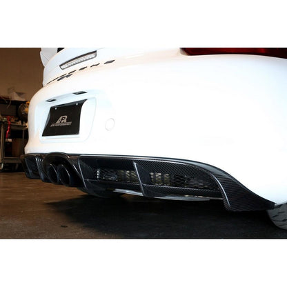 APR Carbon Fiber Rear Diffuser (2015-2016 Porsche 981 Cayman GT4)