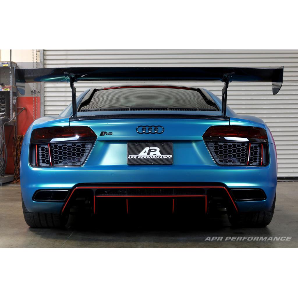 APR GTC-500 Carbon Fiber Adjustable Wing and Trunk Panel Replacement (2016-2022 Audi R8)