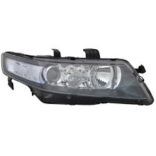 Faros delanteros reflectores con carcasa negra NTXGlow (Acura TSX 2004-2008)