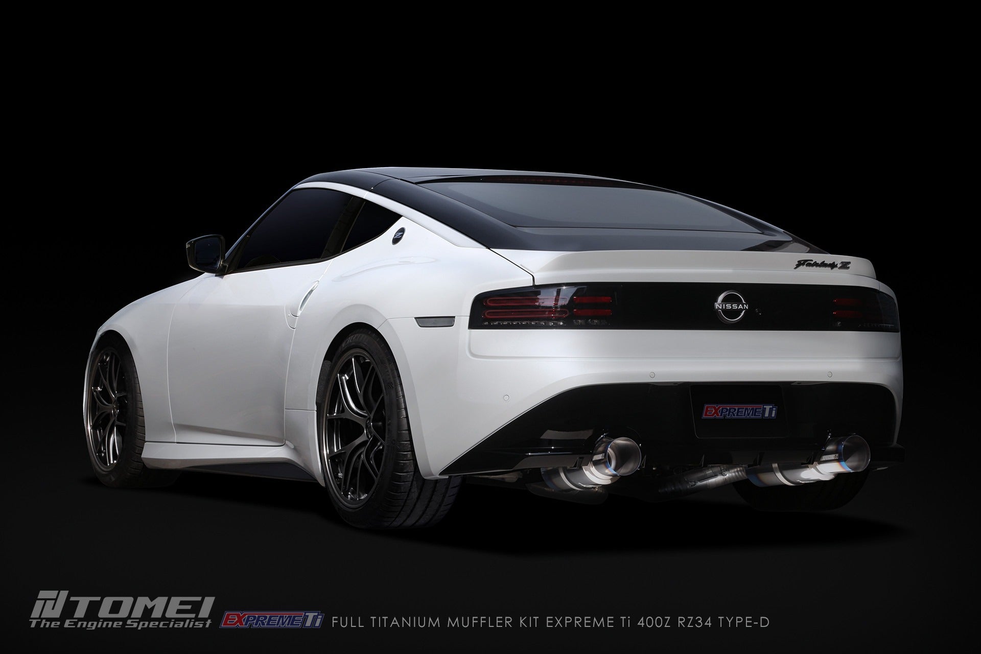 Tomei Dual Exit Full Titanium Muffler Expreme Ti Type-D | Nissan Z
