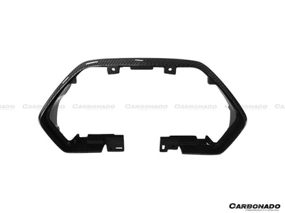Carbonado 2011-2016 Lamborghini Aventador LP700 Coupe Roadster OEM Style Carbon Fiber Instrument Surround Panel Cover - 11