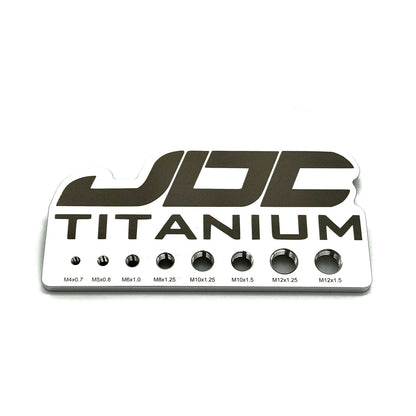 JDC Billet Aluminum Bolt Gauge - The Perfect Tool to Help You Measure Your Bolts! - JD Customs U.S.A