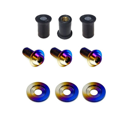 JDC Titanium A/C Service Valve Cover Kit (Honda S2000) - JD Customs U.S.A