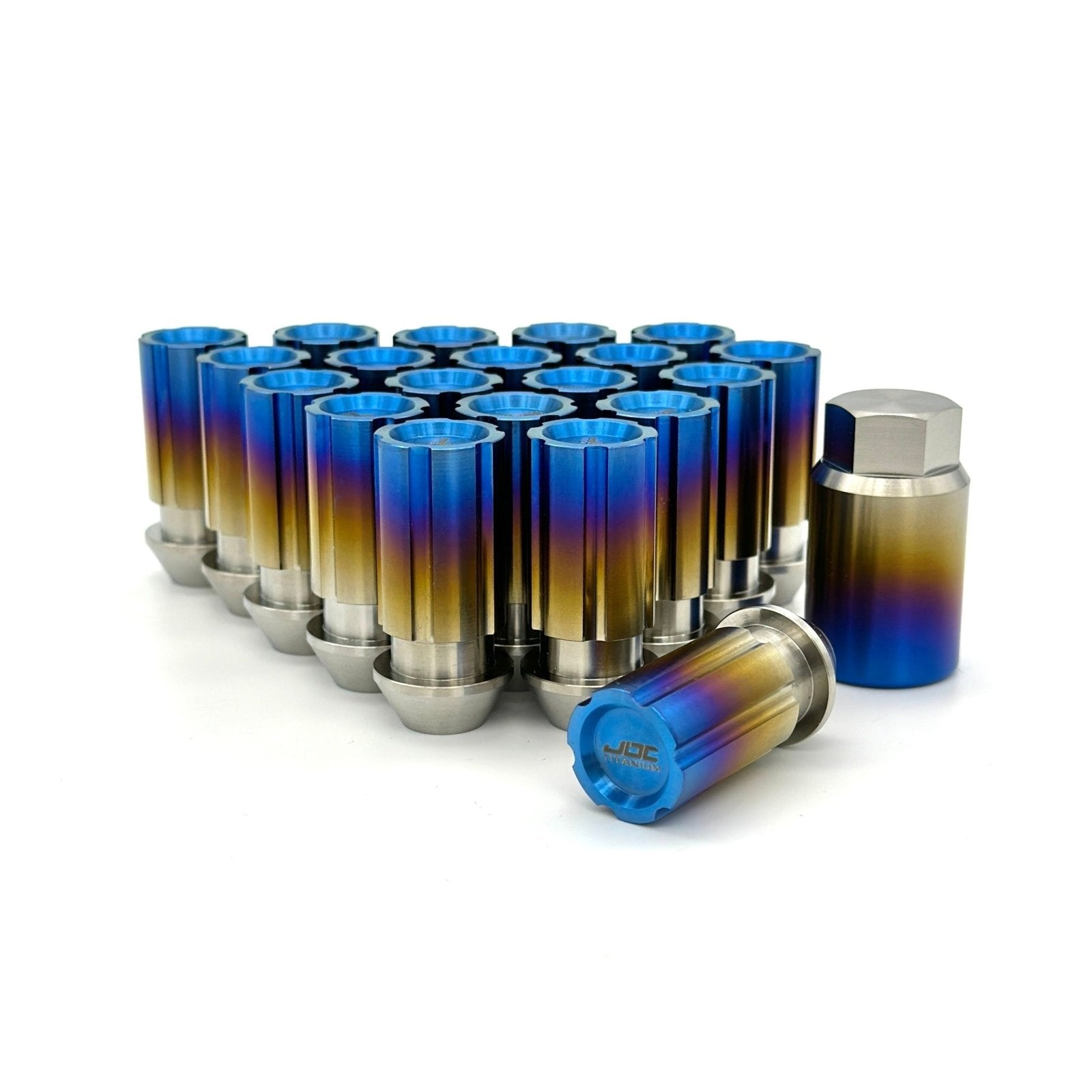 JDC Titanium Closed - End Lug Nuts M12x1.25mm - JD Customs U.S.A