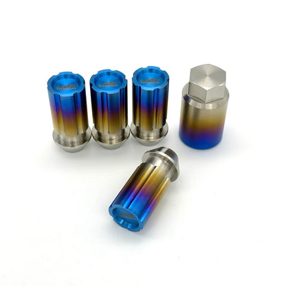 JDC Titanium Closed - End Lug Nuts M12x1.25mm - JD Customs U.S.A