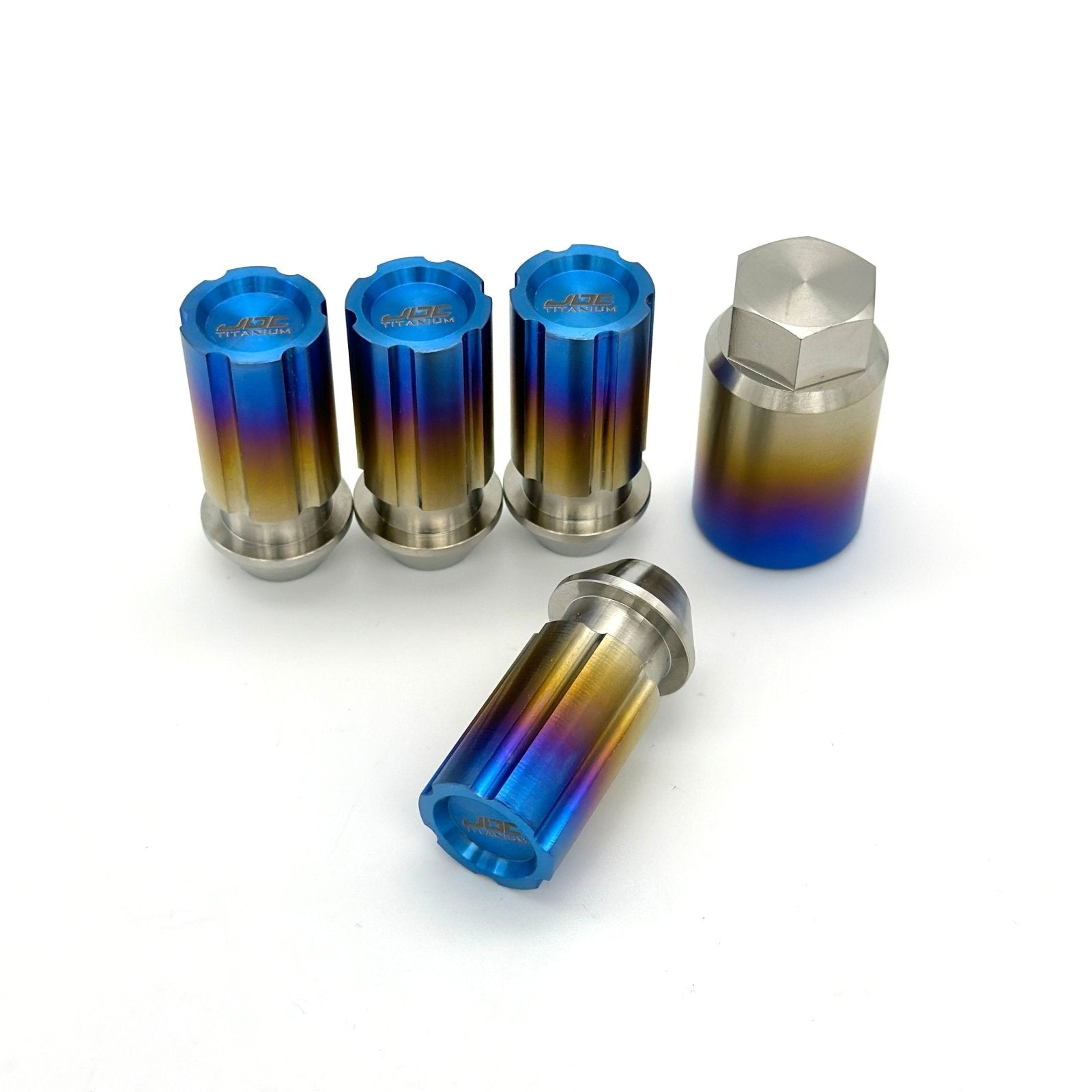 JDC Titanium Closed - End Lug Nuts M12x1.5mm (Universal) - JD Customs U.S.A