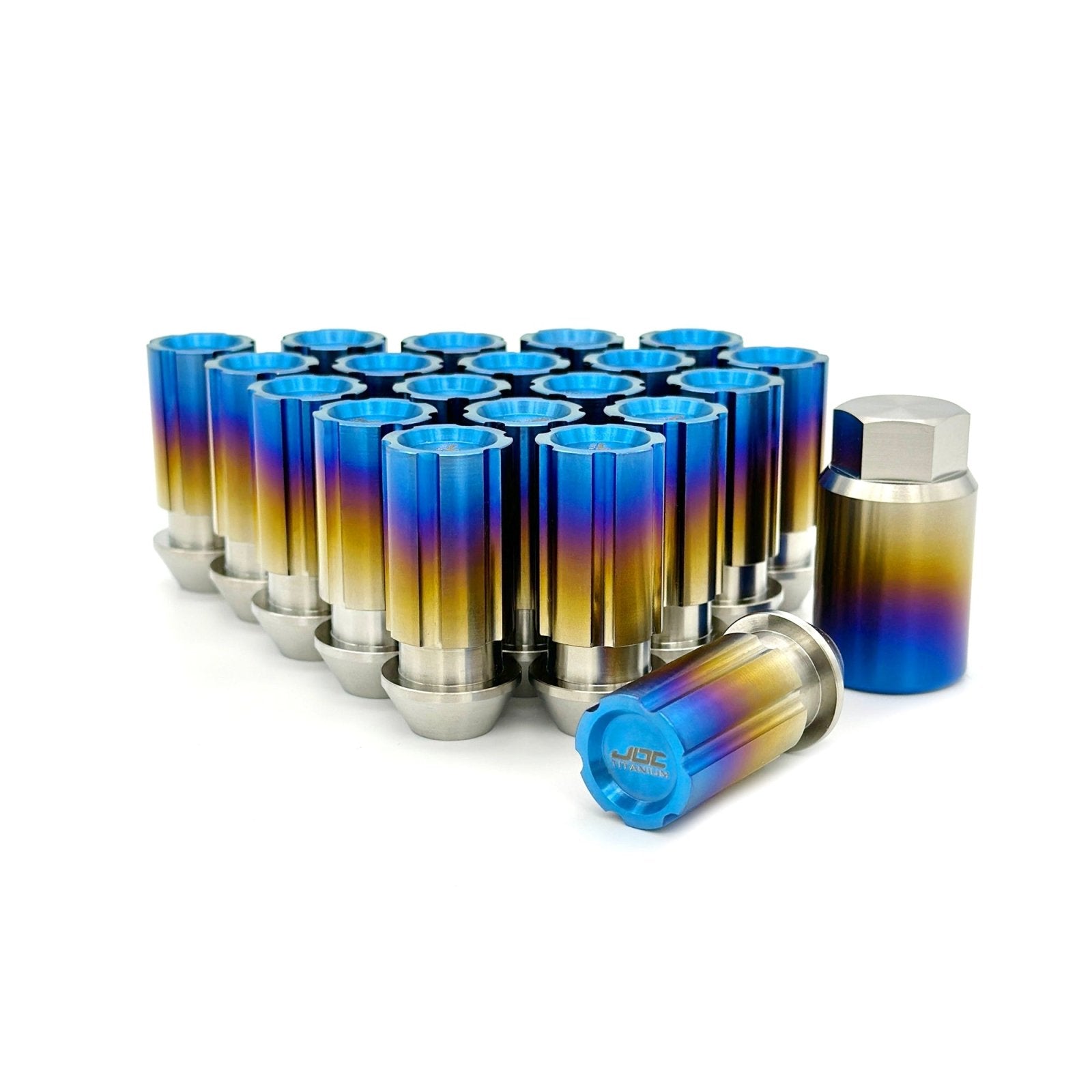 JDC Titanium Closed - End Lug Nuts M12x1.5mm (Universal) - JD Customs U.S.A