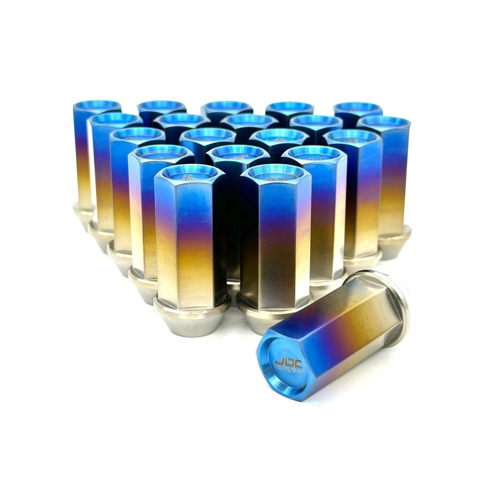 JDC Titanium Closed - End Lug Nuts M14x1.5mm (Universal) - JD Customs U.S.A