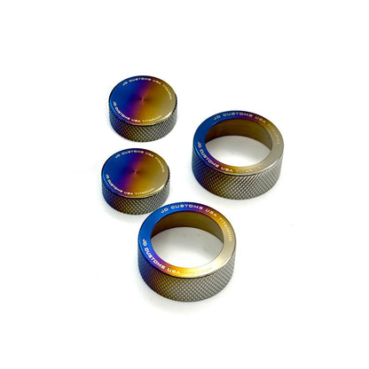 Anillos de perilla de control de titanio JDC (Corolla GR 23+)