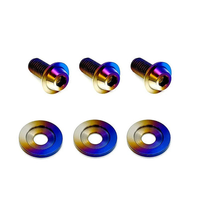 JDC Titanium Coolant Reservoir Bracket Hardware Kit | 2014 - 2020 BMW F80 M3/M4 - 1