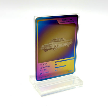 JDC Titanium Custom Trading Cards - Make Your Own Unique Titanium Trading Card! - JD Customs U.S.A