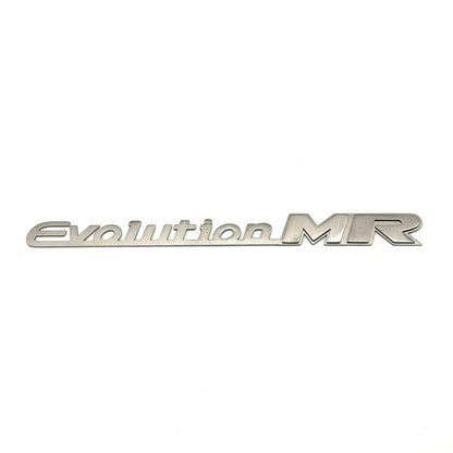 JDC Titanium "Evolution MR" Trunk Badge (Evo 8/9) - JD Customs U.S.A