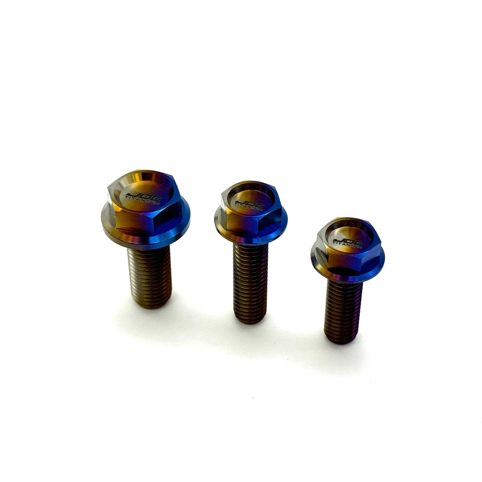 JDC Titanium Flush - Fit Hex Flange Bolts - JD Customs U.S.A