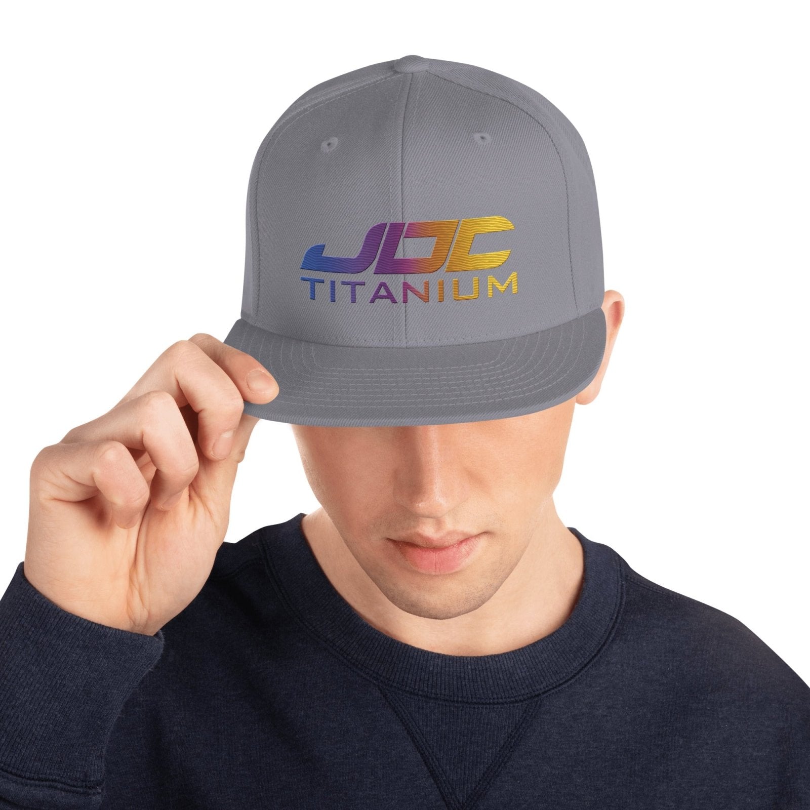 JDC Titanium Gradient Snapback Hat - JD Customs U.S.A