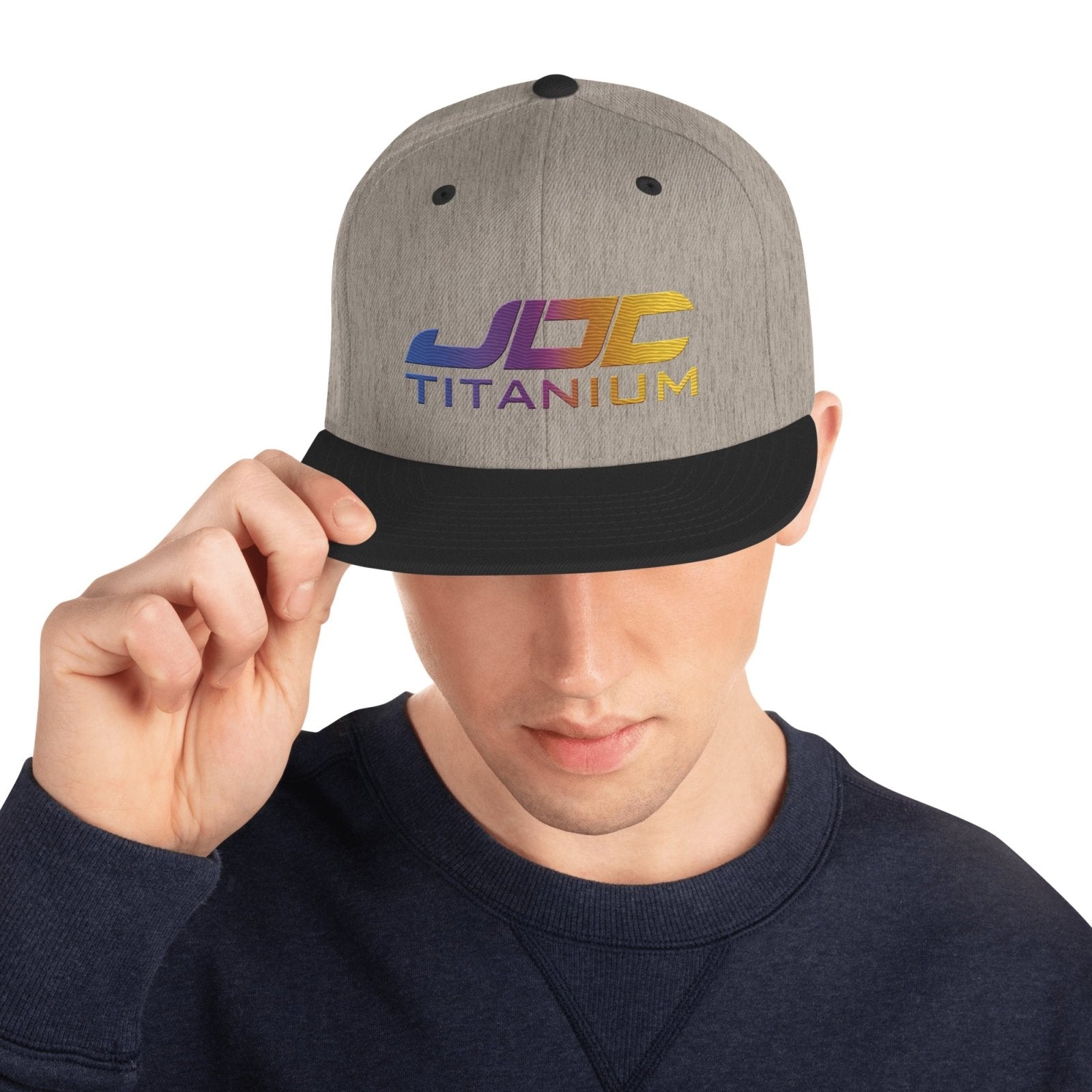 JDC Titanium Gradient Snapback Hat - JD Customs U.S.A