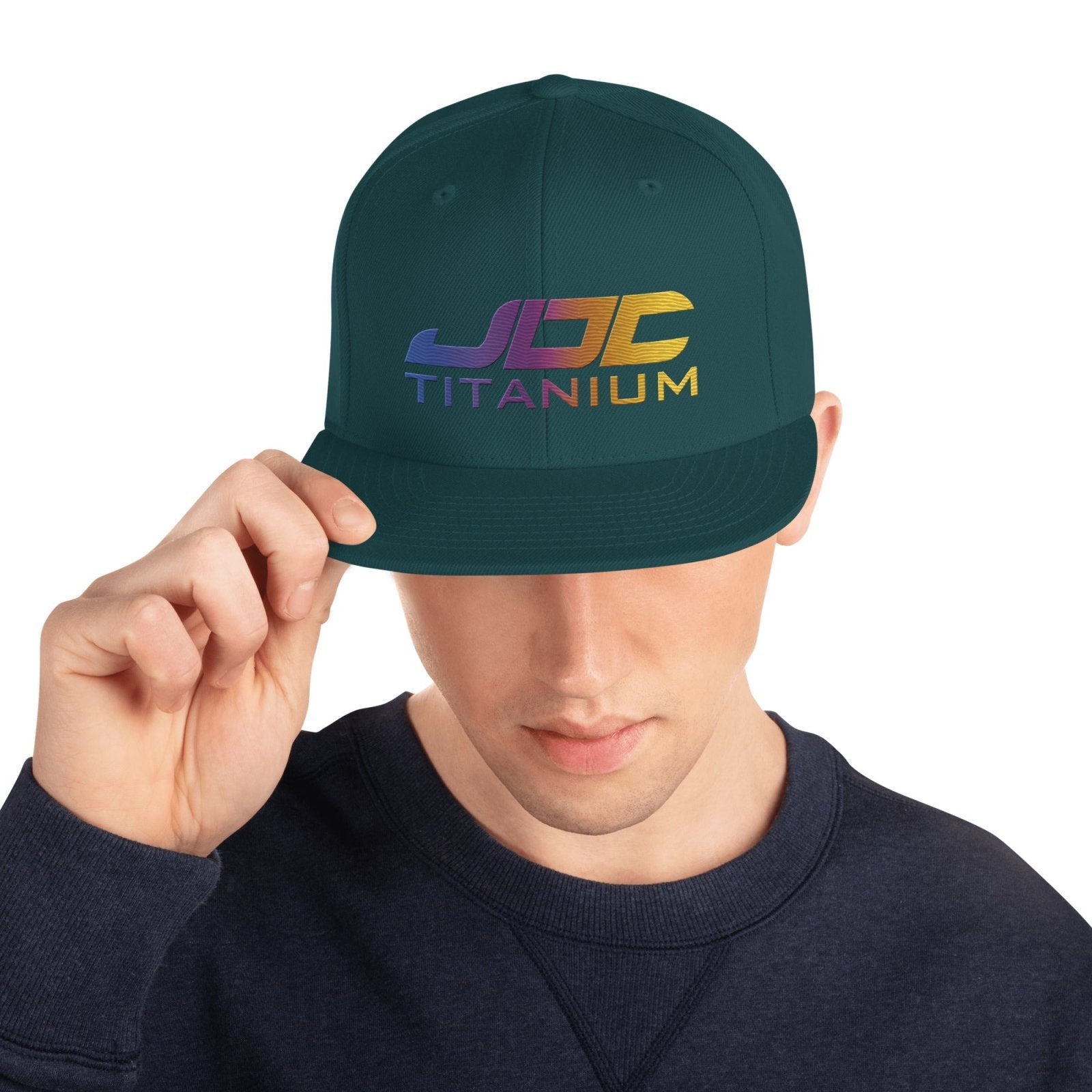 JDC Titanium Gradient Snapback Hat - JD Customs U.S.A