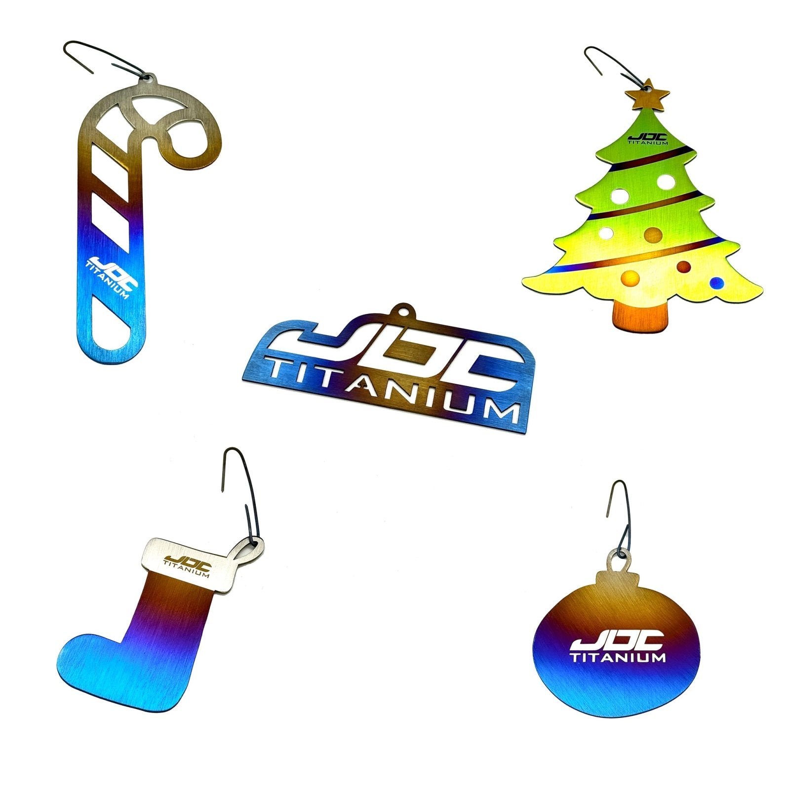 JDC Titanium Holiday Ornaments - JD Customs U.S.A