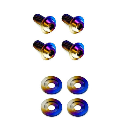 JDC Titanium Hood Bracket Hardware (2023+ FL5 Civic Type R/11th Gen Civic Si) - JD Customs U.S.A
