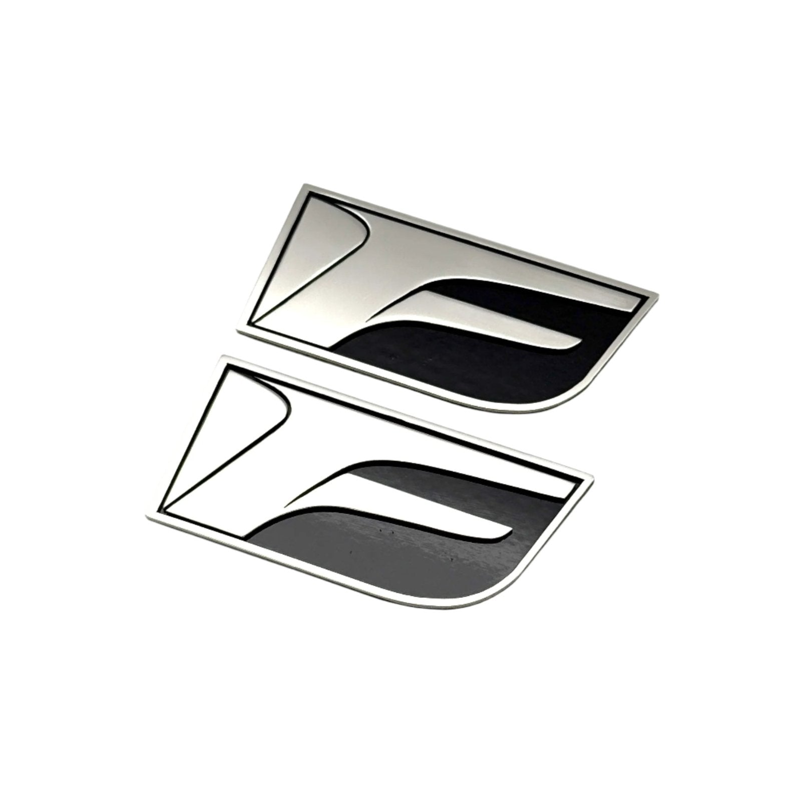 JDC Titanium Lexus "F" Badge (Engine Cover/Fenders/Trunk) - JD Customs U.S.A