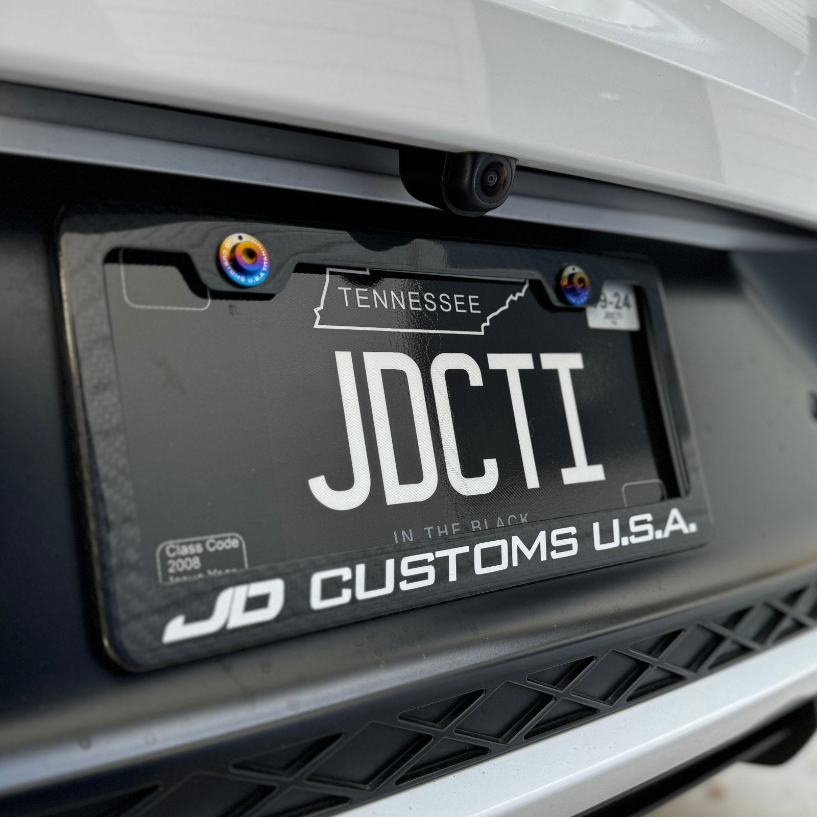 JDC Titanium Locking License Plate Mounting Kit (Universal) - JD Customs U.S.A