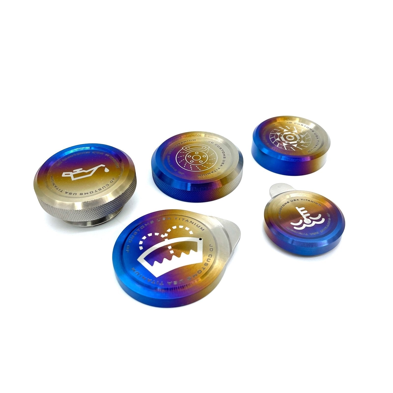 JDC Titanium Master Cap Set (22+ BRZ/FR - S/86) - JD Customs U.S.A