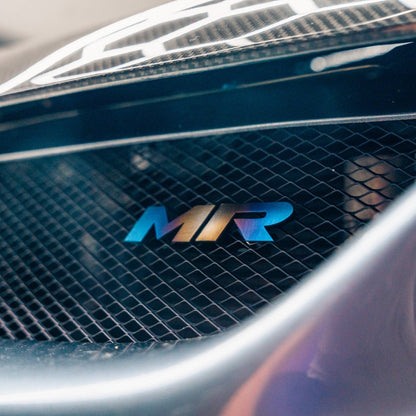 JDC Titanium "MR" Front Grill Badge (Evo 8/9) - JD Customs U.S.A