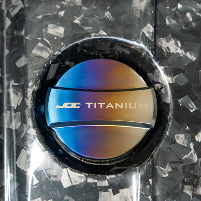 JDC Titanium Oil Cap Cover (A90/A91 Supra) - JD Customs U.S.A