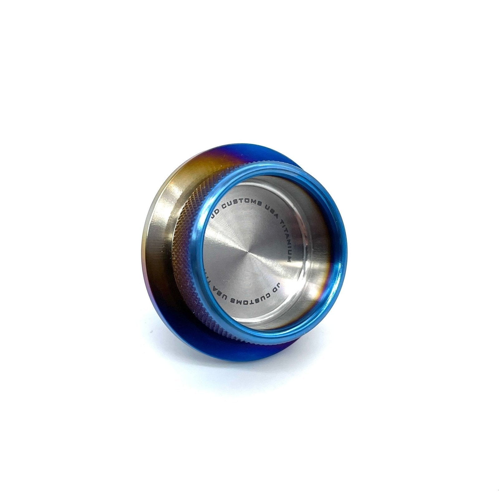 JDC Titanium Oil Cap (R35 GT - R/ Multiple Nissan Applications) - JD Customs U.S.A