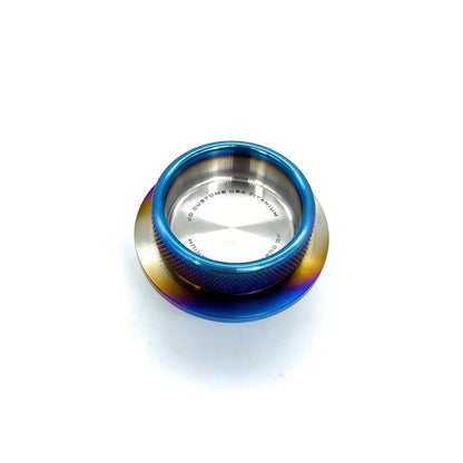 JDC Titanium Oil Cap (R35 GT - R/ Multiple Nissan Applications) - JD Customs U.S.A