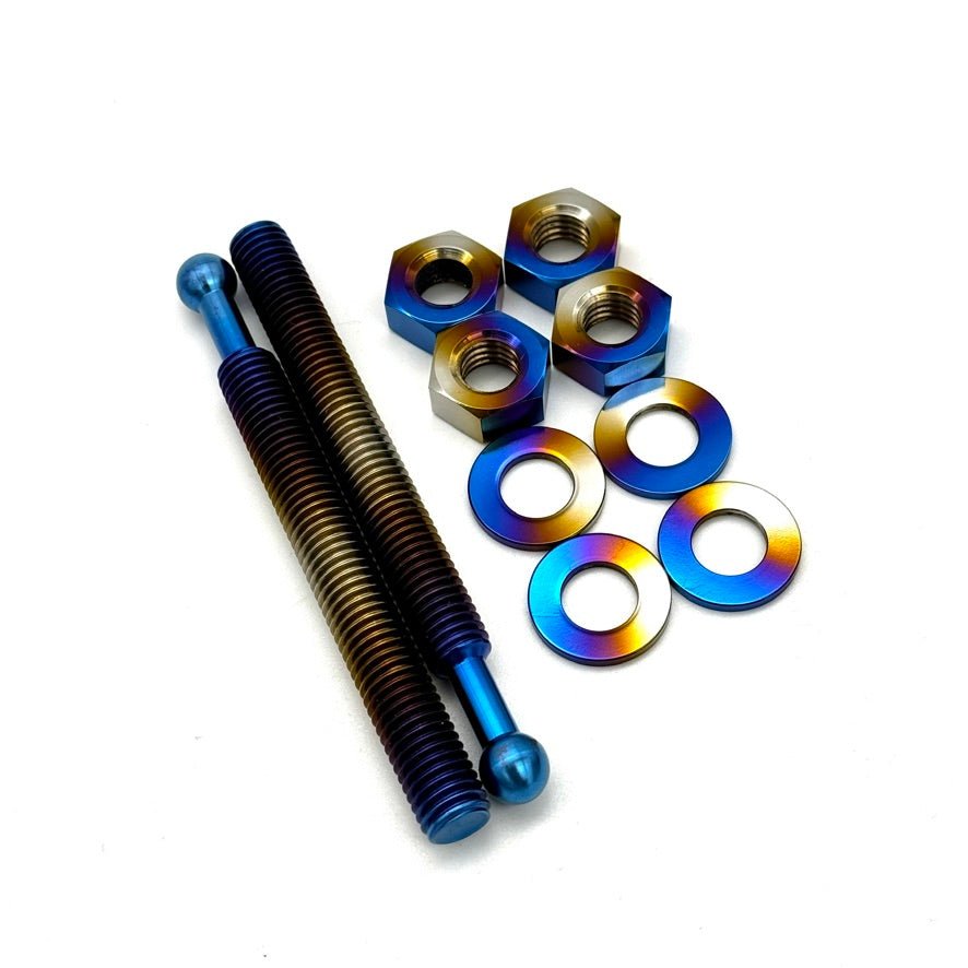 JDC Titanium Quik - Latch Replacement Hood Pin Hardware Kit (Universal) - JD Customs U.S.A