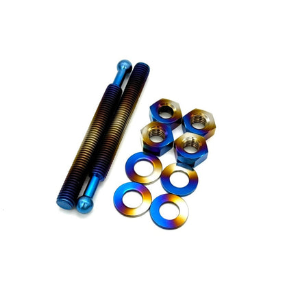 JDC Titanium Quik - Latch Replacement Hood Pin Hardware Kit (Universal) - JD Customs U.S.A