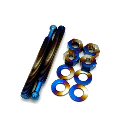 JDC Titanium Quik - Latch Replacement Hood Pin Hardware Kit (Universal) - JD Customs U.S.A