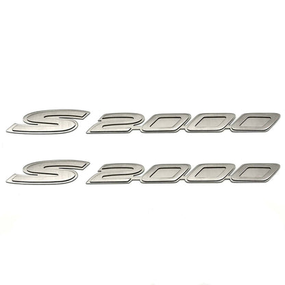 JDC Titanium "S2000" Fender Badges - JD Customs U.S.A